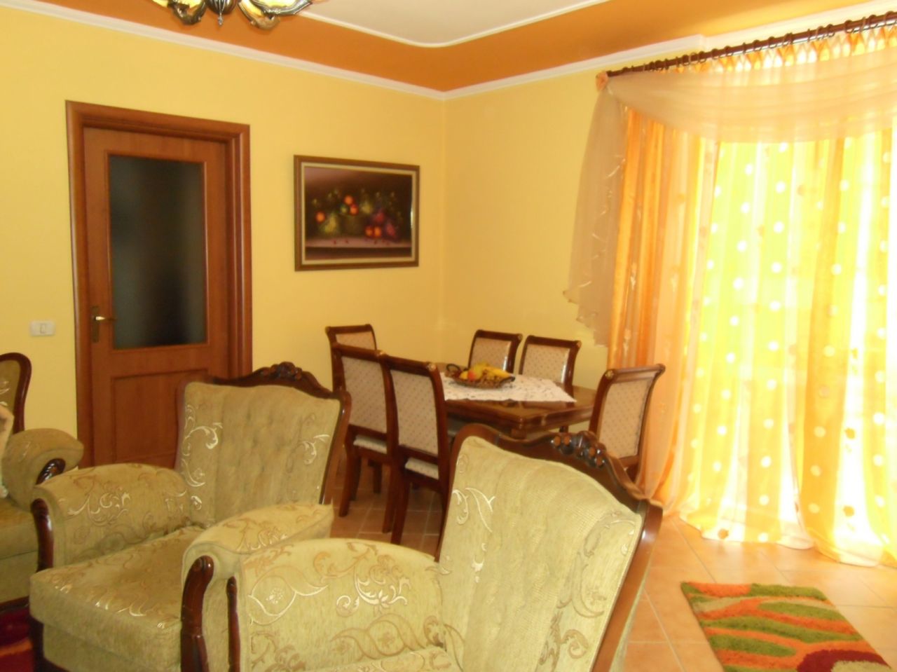 Fully furnished apartment with two bedrooms for rent in Tirana city. 